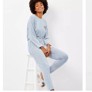 NWT LOFT Striped Pajama Set